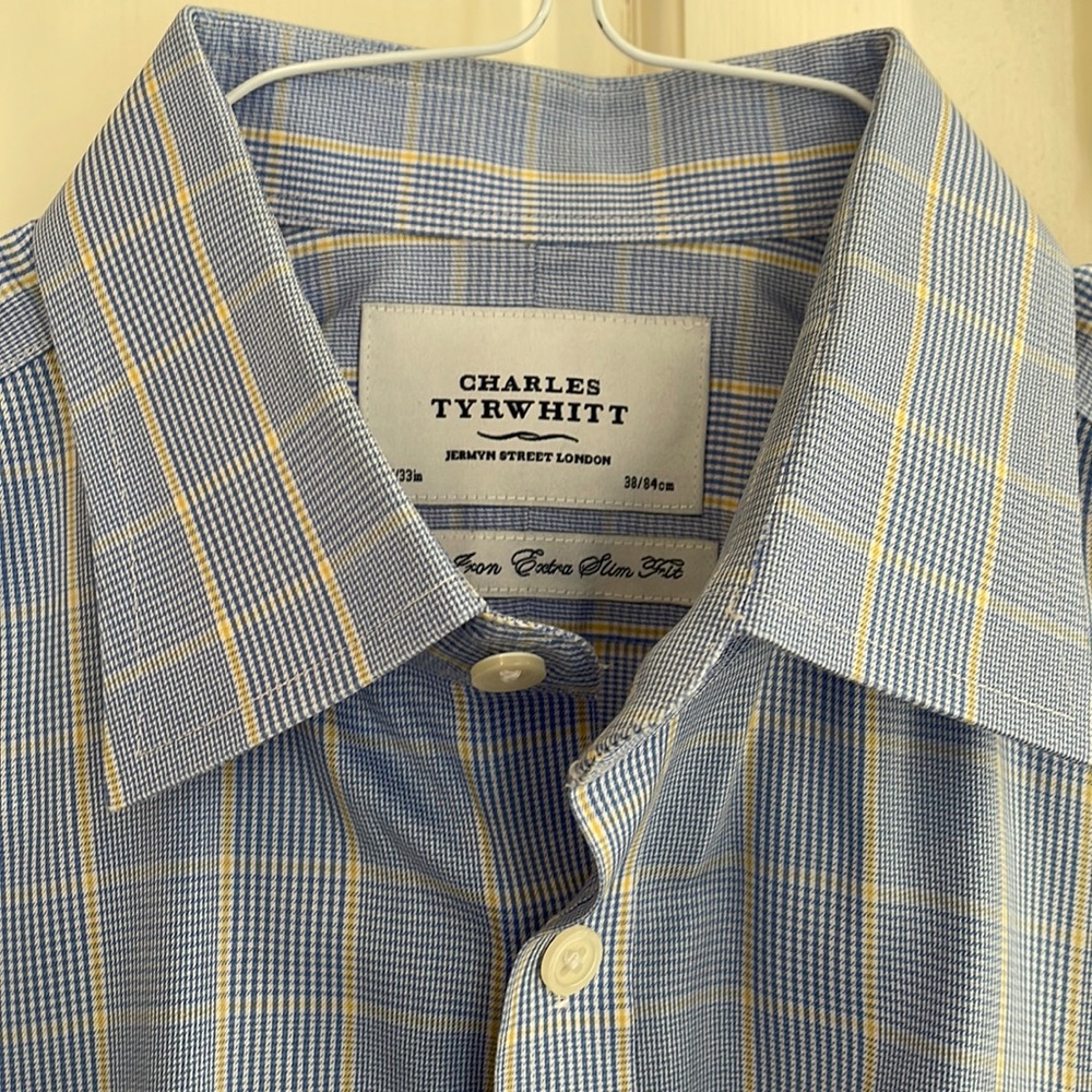 Charles Tyrwhitt Oxford Non-Iron Extra Slim Fit 15/33